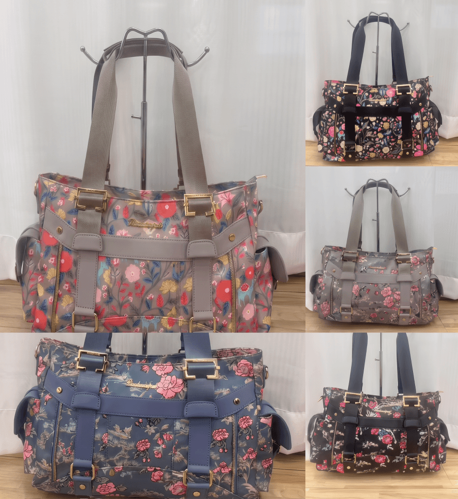 Premium Floral Ladies Travel & Shoulder Tote Bag image 3