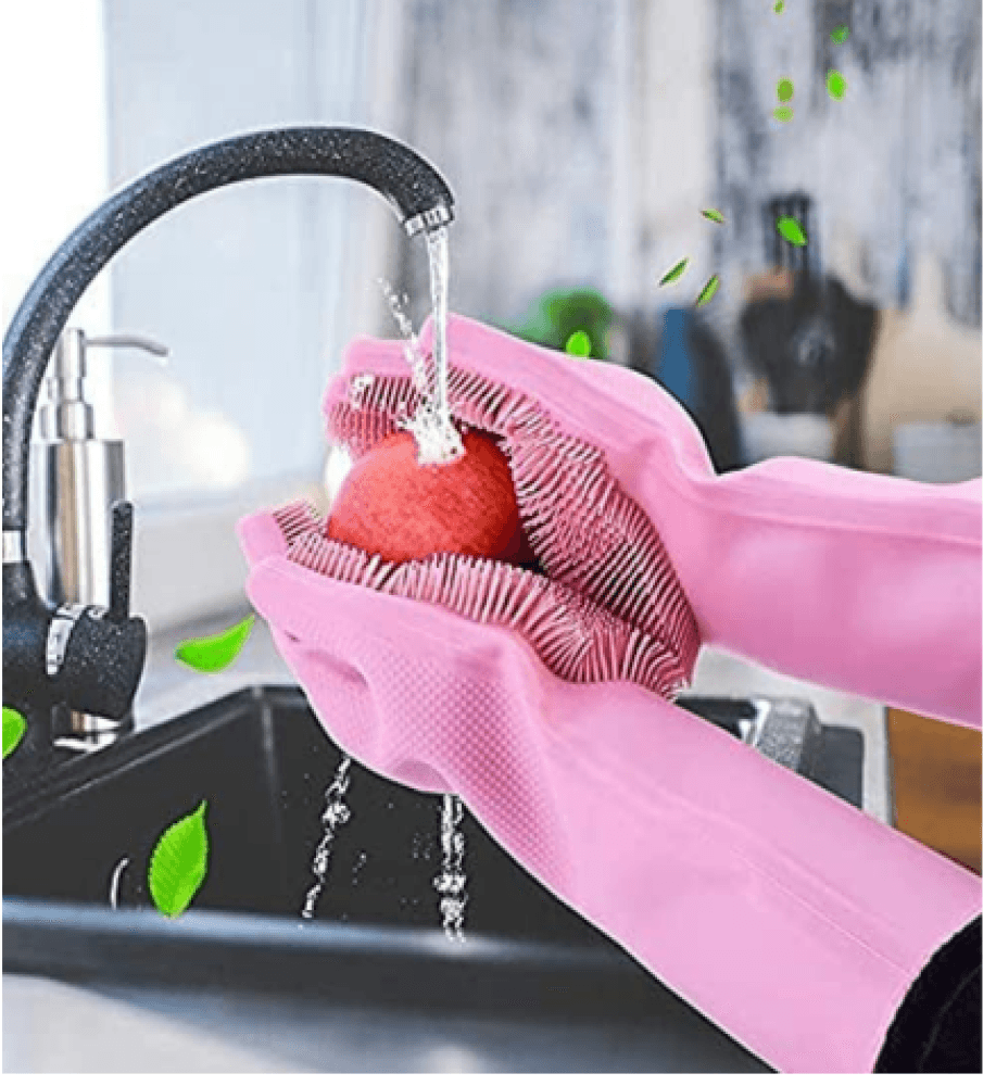 Silicone Cleaning Gloves image 3