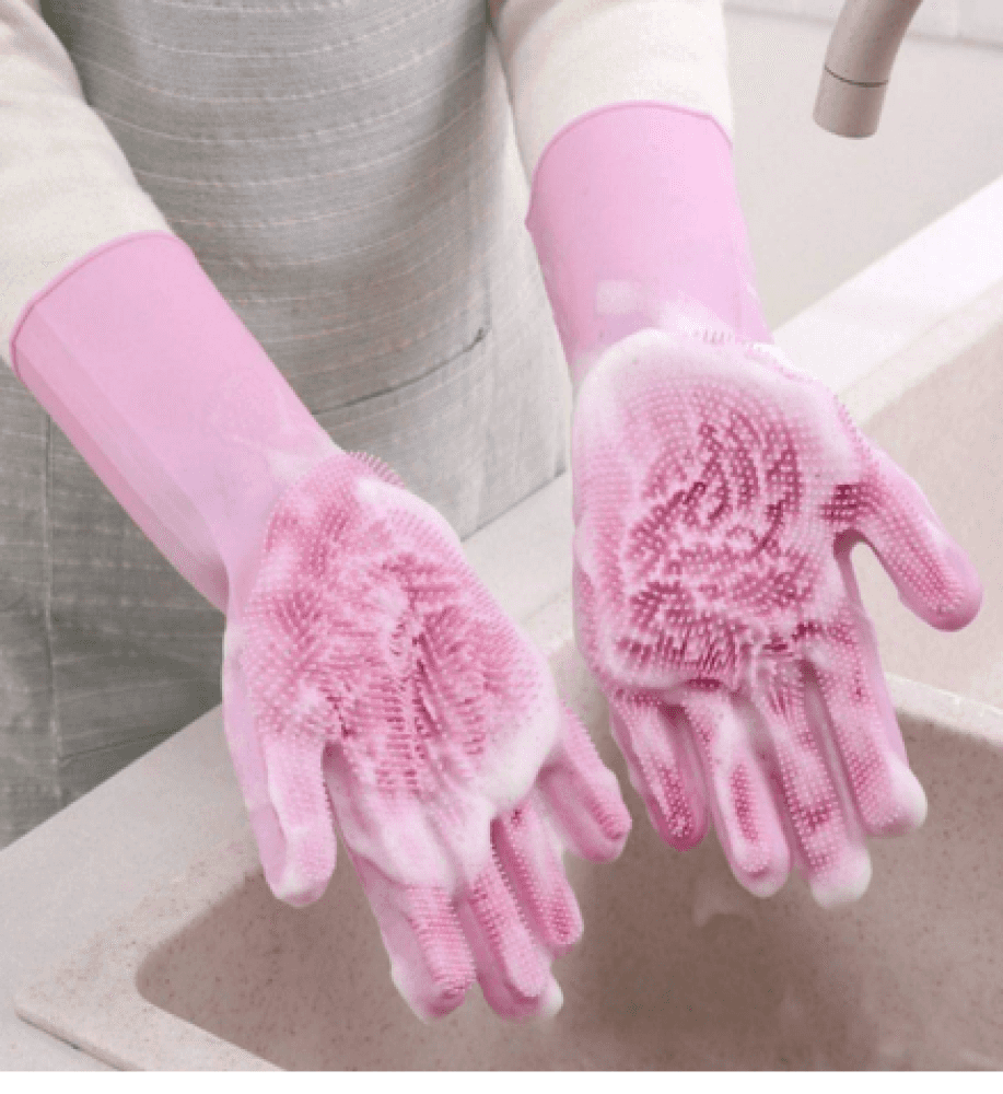 Silicone Cleaning Gloves image 4
